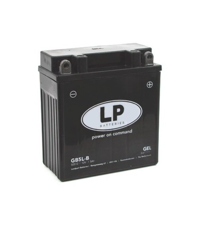 Landport (LP) LB5-3 motor GEL accu 12 volt 5,0 ah (50512 - GB5L-B)