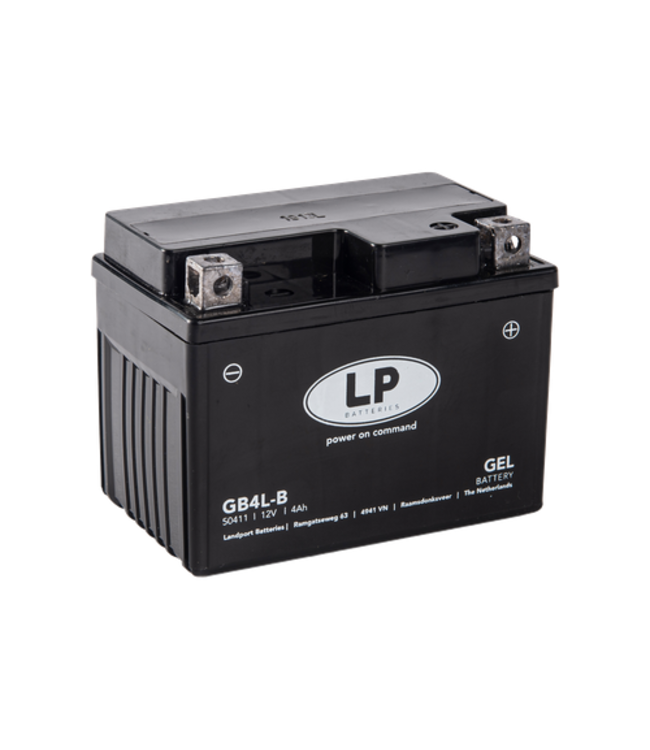 Landport (LP) LB4-3 motor GEL accu 12 volt 4,0 ah (50411 - GB4L-B)