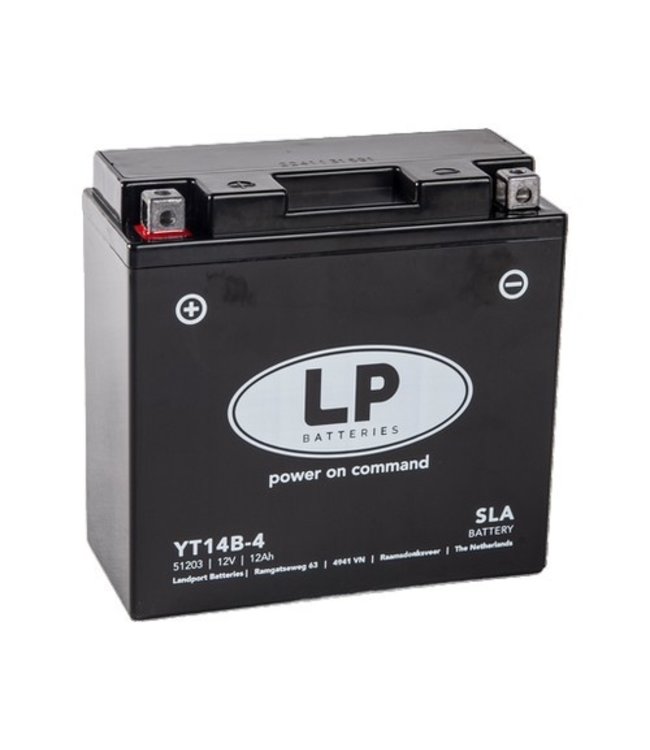 Landport (LP) SLA YT14B-4 AGM motor accu 12 volt 12,0 ah (51203 - MS LT14B-4)