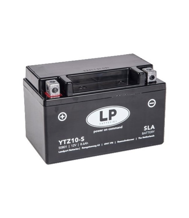 Landport (LP) SLA LTZ10-S AGM motor accu 12 volt 8,6 ah (50801 - YTZ10-S)