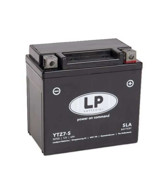 Landport (LP) SLA LTZ7-S AGM motor accu 12 volt 6,0 ah (50702 - YTZ7-S)