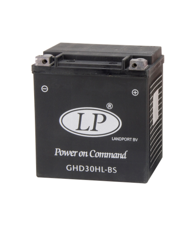 Landport (LP) Harley accu HVTG30H-3 (MH GHD30H-3) 12 volt 30,0 ah