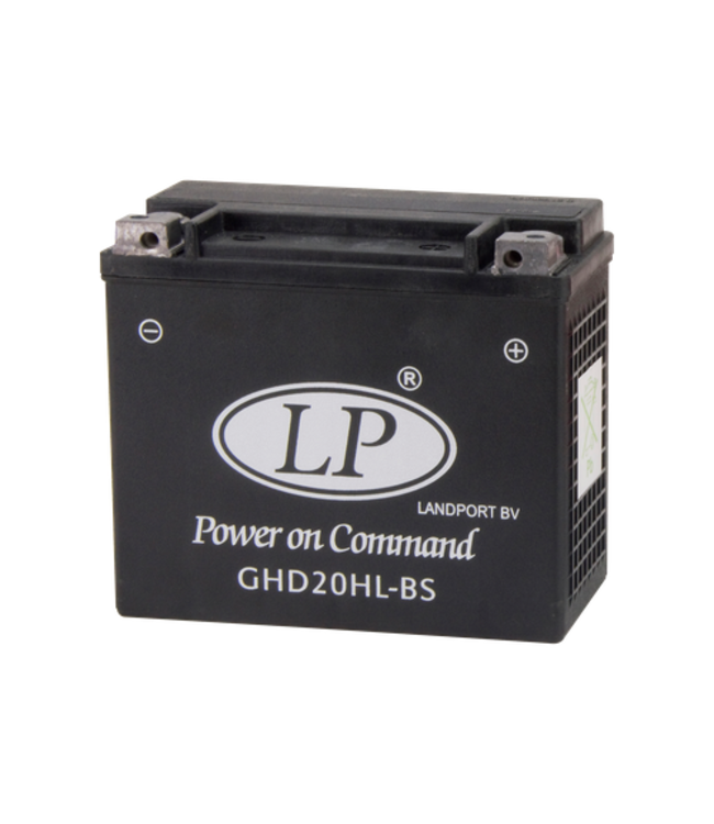 Landport (LP) Harley accu HVTG20H-3 (MH GHD20H-3) 12 volt 19,0 ah
