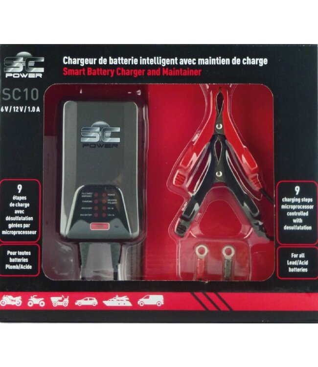 Landport (LP) SC 10 Power premium 1,0 A acculader