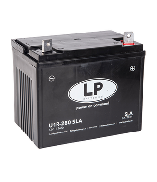 Landport (LP) SLA U1R-280 AGM motoraccu 12 volt 24 ah (LS U1R-280 SLA)