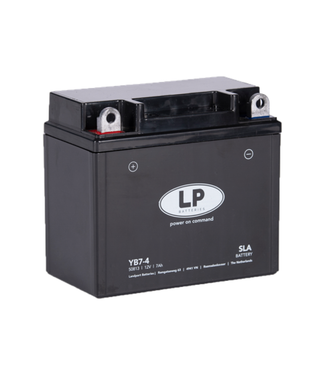 Landport (LP) SLA YB7-4 AGM motoraccu 12 volt 7 ah (50813 - MS LB7-4)