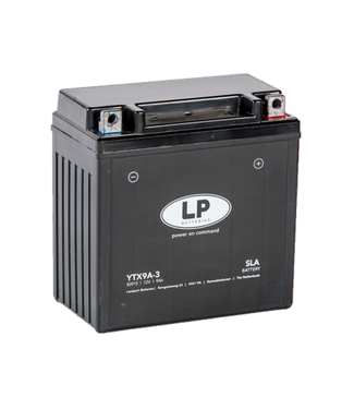 Landport (LP) SLA YTX9A-3 AGM motoraccu 12 volt 9 ah (50915 - MS LTX9A-3)