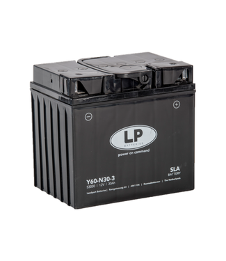 Landport (LP) SLA Y60-N30-3 AGM motoraccu 12 volt 30 ah (53030 - MS L60-N30-3)