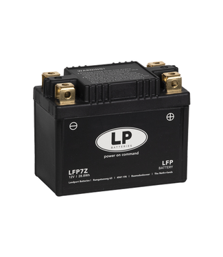 Landport (LP) LFP7Z 12 volt 28,8 Wh ﻿Lithium LiFePO4 motoraccu