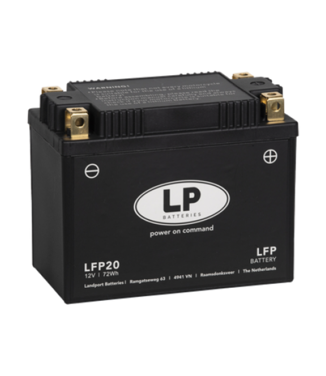 Landport (LP) LFP20 12 volt 72,0 Wh ﻿Lithium LiFePO4 motor accu