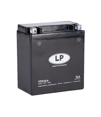 Landport (LP) SLA YTX16-4 AGM motoraccu 12 volt 14 ah (51615 - MS LTX16-4)