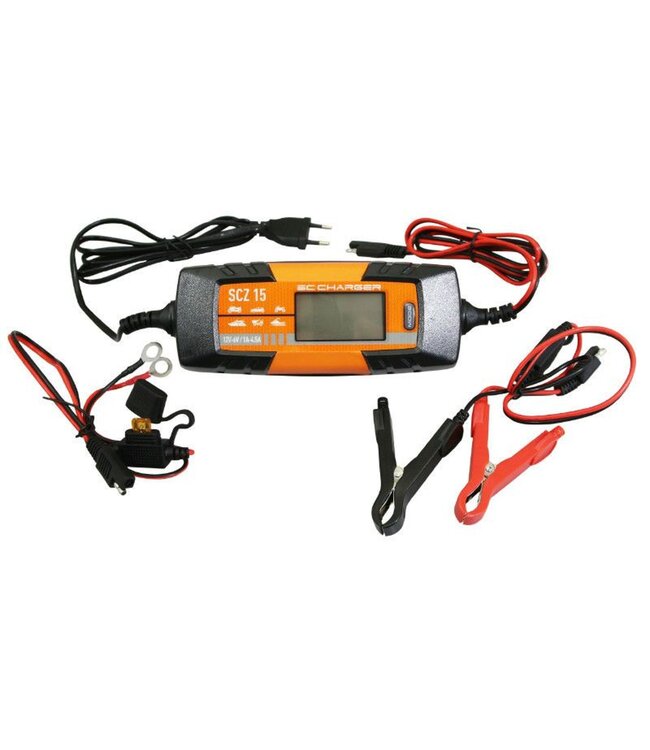 Landport (LP) SCZ15 Charger 6 en 12 volt 4,5 A acculader