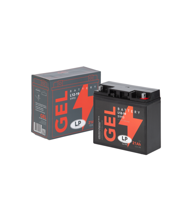 Landport (LP) L12-19 motor GEL accu 12 volt 21,0 ah (51913 - G12-19)