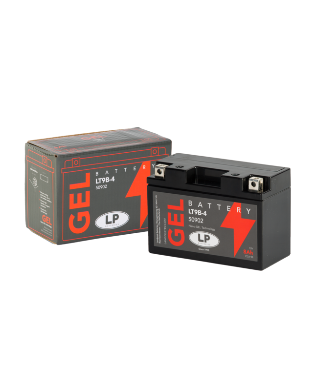 Landport (LP) LT9B-4 motor GEL accu 12 volt 8,0 ah (50902 - GT9B-4)