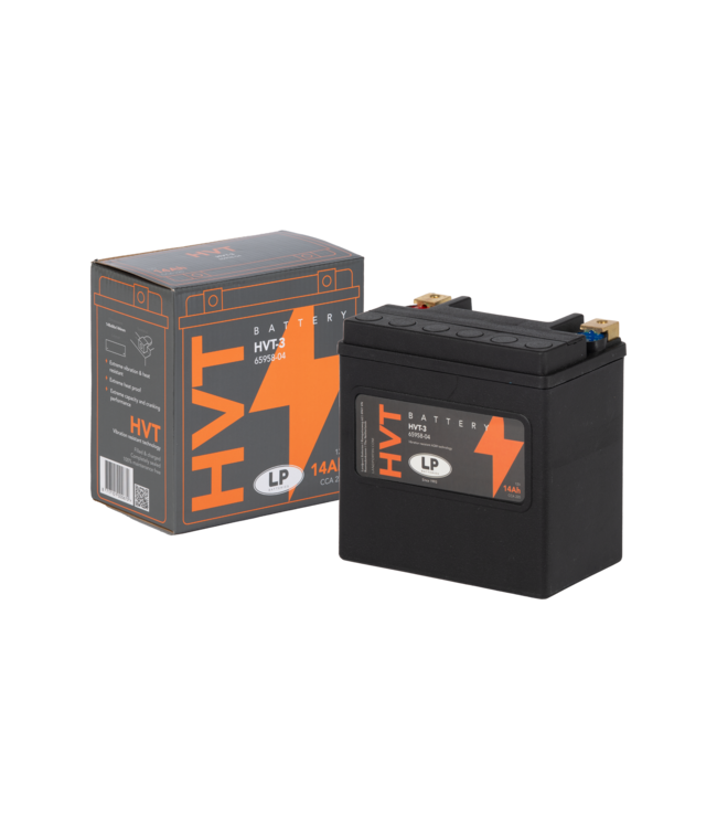 Landport (LP) HVT-3 Harley accu AGM 12 volt 14 ah (MH HVT 3)