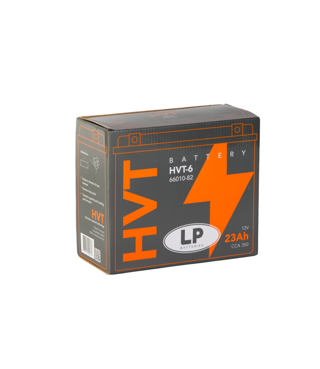Landport (LP) HVT-6 Harley accu AGM 12 volt 23 ah (MH HVT 6)
