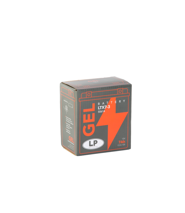 Landport (LP) LTX7-3 motor GEL accu 12 volt 7 ah (50614 - GTX7-3)