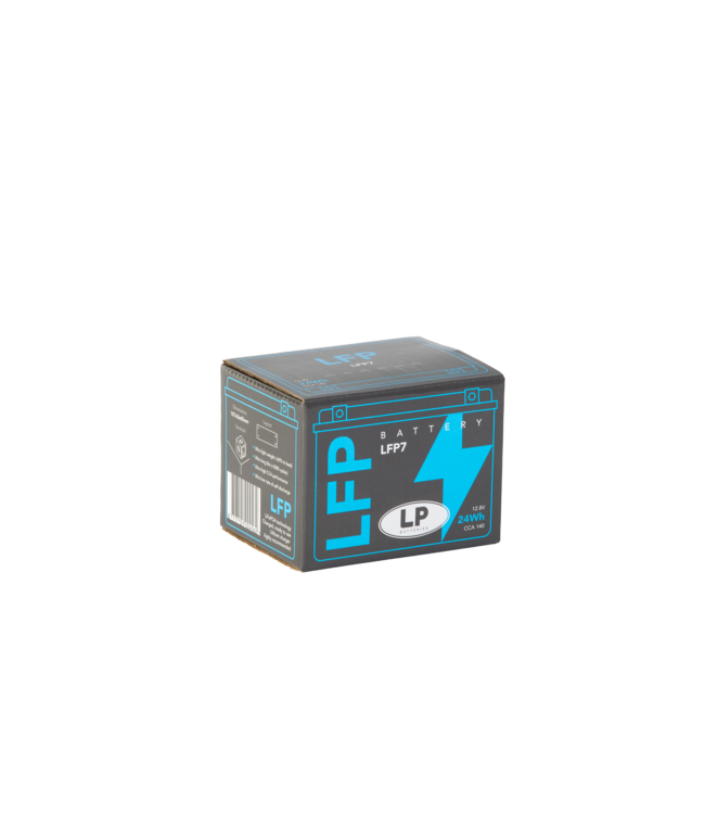 Landport (LP) LFP7 12 volt 24,0 Wh ﻿Lithium LiFePO4 motor accu