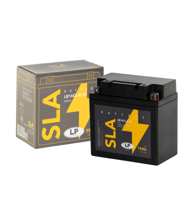 Landport (LP) SLA LB16CL-B(s) AGM motor accu 12 volt 19,0 ah (51914 - YB16CL-B (S)