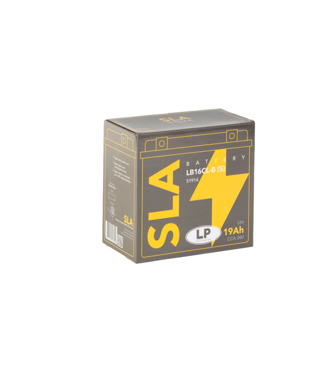 Landport (LP) SLA LB16CL-B(s) AGM motor accu 12 volt 19,0 ah (51914 - YB16CL-B (S)