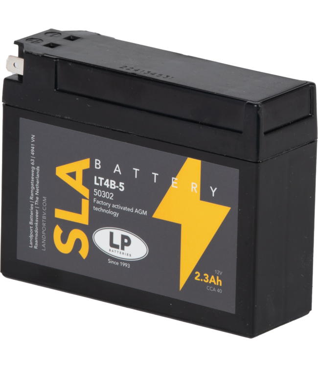 Landport (LP) SLA LT4B-5 AGM motor accu 12 volt 2,3 ah (50302 - YT4B-5)
