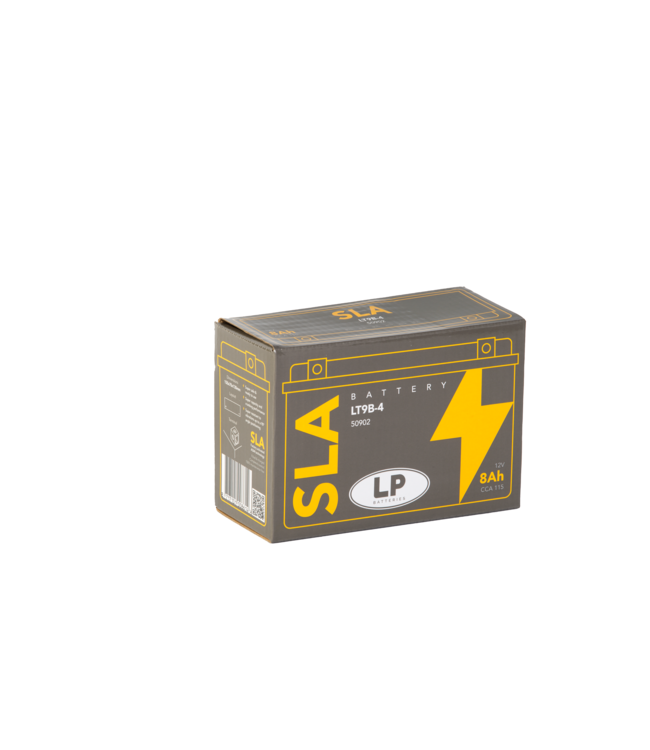Landport (LP) SLA LT9B-4 AGM motor accu 12 volt 8,0 ah (50902 - YT9B-4)