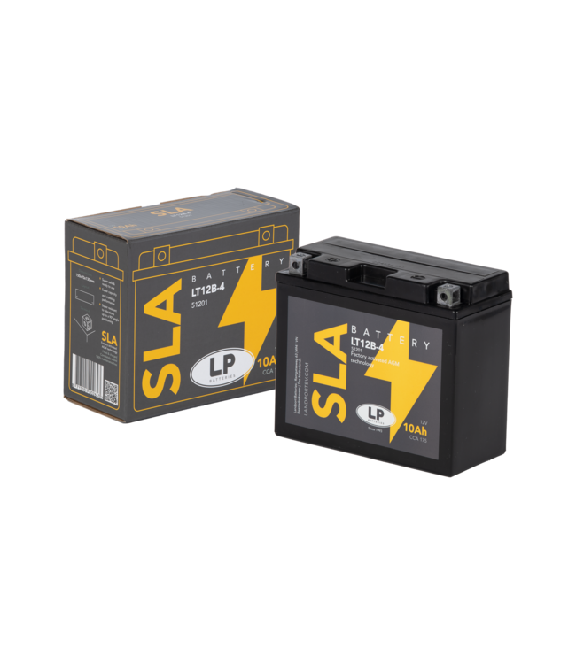 Landport (LP) SLA LT12B-4 AGM motor accu 12 volt 10,0 ah (51201 - YT12B-4)