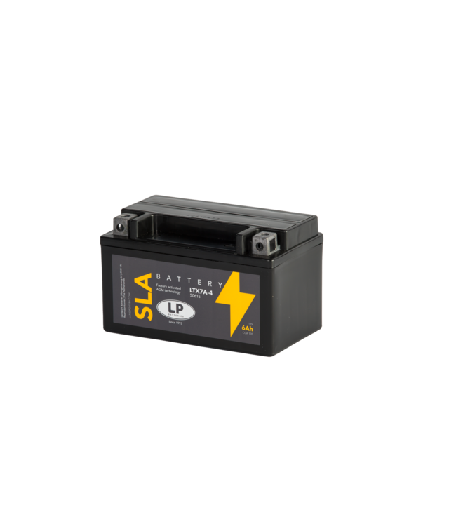Landport (LP) SLA LTX7A-4 (SLA 12-6) AGM motor accu 12 volt 6,0 ah (50615 - YTX7A-4)