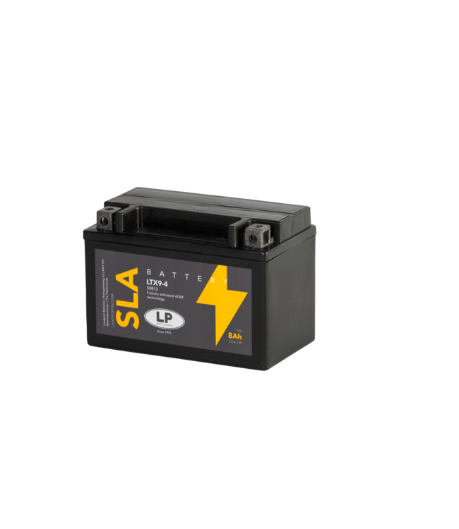 Landport (LP) SLA LTX9-4 (SLA 12-8) AGM motor accu 12 volt 8,0 ah (50812 - YTX9-4)