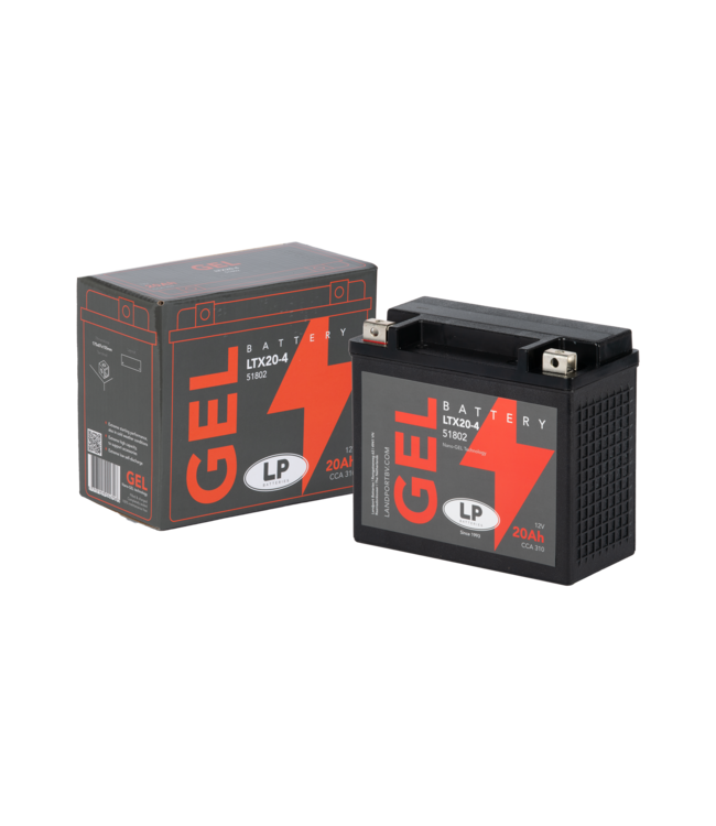 Landport (LP) LTX20-4 motor GEL accu 12 volt 20 ah (51802 - GTX20-4)