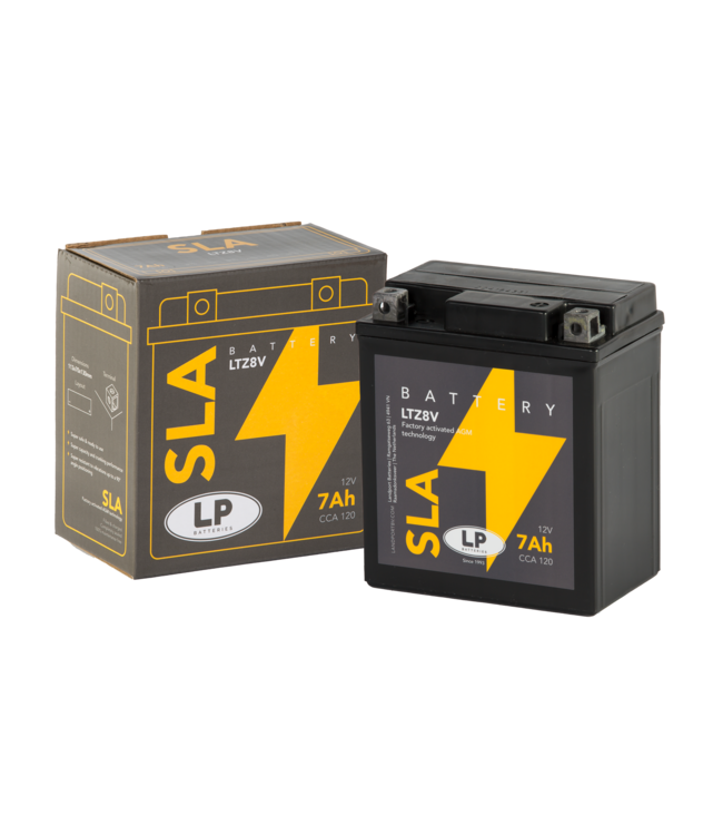 Landport (LP) SLA LTZ8V AGM motor accu 12 volt 7,0 ah (MS YTZ8V)