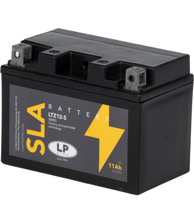 Landport (LP) SLA LTZ12-S AGM motor accu 12 volt 11,0 ah (50901 - YTZ12-S)