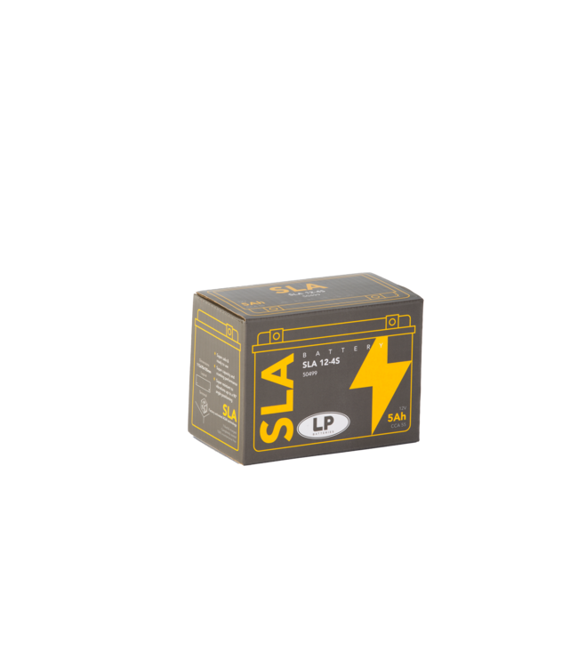 Landport (LP) SLA 12-4S AGM motor accu 12 volt 5,0 ah (50499 - SLA 12-4S)
