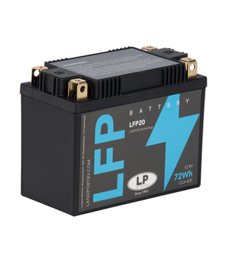 Landport (LP) LFP20 12 volt 72 Wh ﻿Lithium LiFePO4 motoraccu
