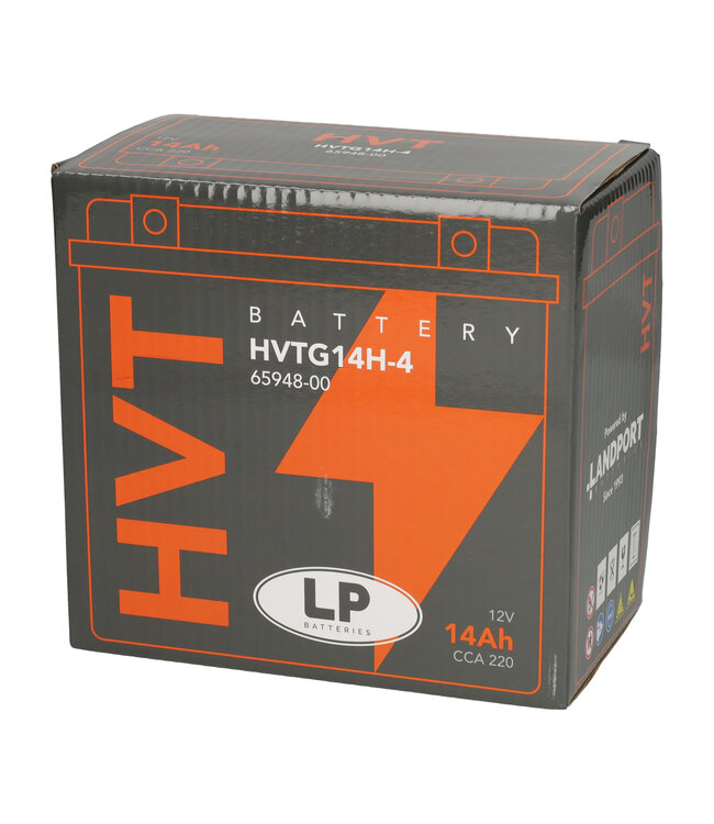 Landport (LP) Harley accu HVTG14H-4 (MH GHD14H-4) 12 volt 14 ah