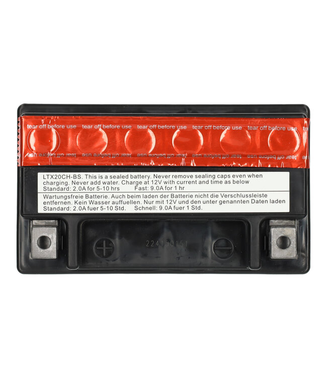 Landport (LP) LTX20CH-BS 12 volt 18,0 ah AGM motor accu (51808 - YTX20CH-BS)