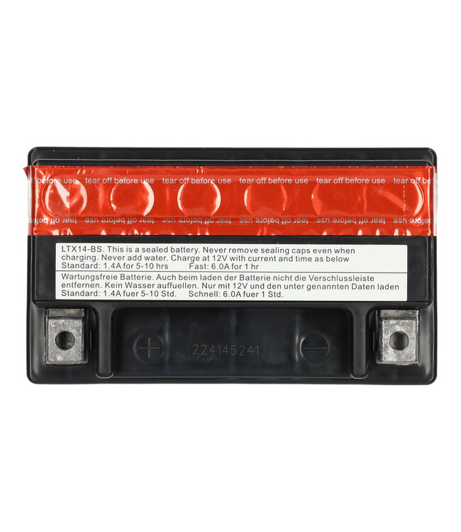 Landport (LP) LTX14-BS 12 volt 12,0 ah AGM motor accu (51214 - YTX14-BS)