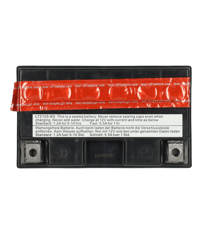 Landport (LP) LTZ12S-BS 12 volt 11,0 ah AGM motor accu (50901 - YTZ12S-BS)
