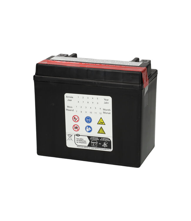 Landport (LP) LTX12-BS 12 volt 10,0 ah AGM motor accu (51012 - YTX12-BS)