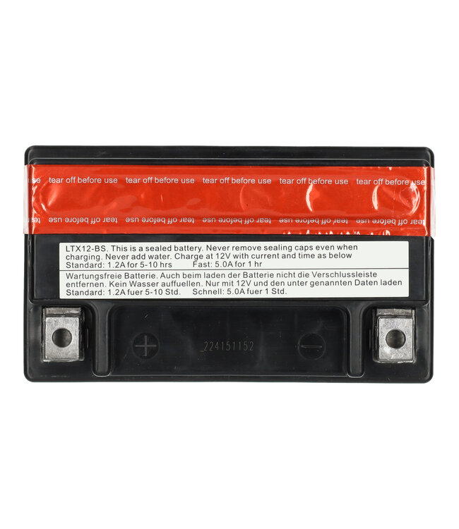 Landport (LP) LTX12-BS 12 volt 10,0 ah AGM motor accu (51012 - YTX12-BS)