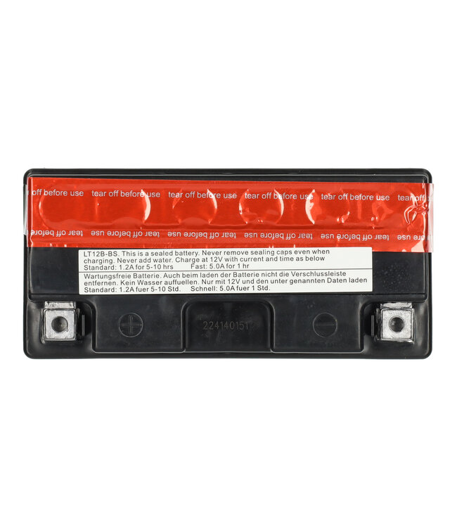 Landport (LP) LT12B-BS 12 volt 10,0 ah AGM motor accu (51201 - YT12B-BS)