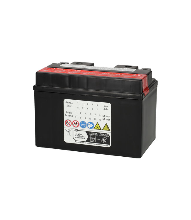 Landport (LP) LT12A-BS 12 volt 10,0 ah AGM motor accu (51101 - YT12A-BS)