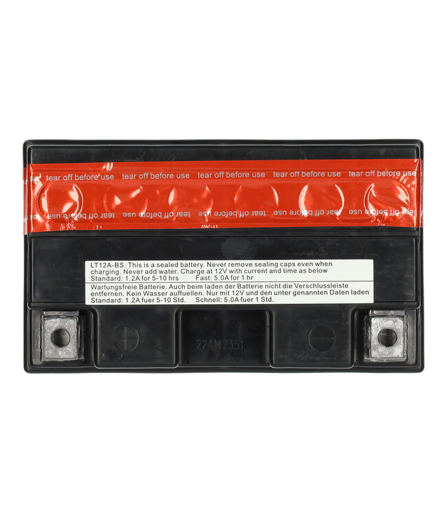 Landport (LP) LT12A-BS 12 volt 10,0 ah AGM motor accu (51101 - YT12A-BS)