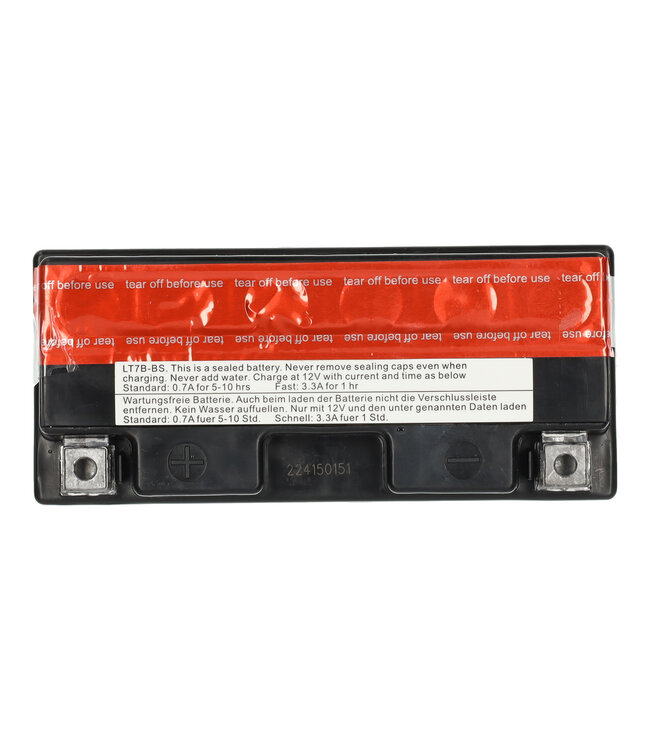 Landport (LP) LT7B-BS 12 volt 6,5 ah AGM motor accu (50701 - YT7B-BS)