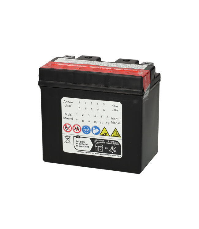 Landport (LP) LTZ7S-BS 12 volt 6,0 ah AGM motor accu (50702 - YTZ7S-BS)