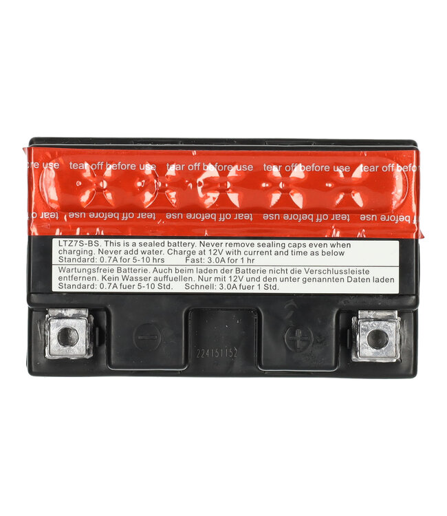 Landport (LP) LTZ7S-BS 12 volt 6,0 ah AGM motor accu (50702 - YTZ7S-BS)