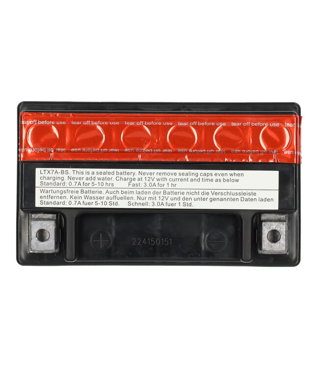 Landport (LP) LTX7A-BS 12 volt 6,0 ah AGM motor accu (50615 - YTX7A-BS)