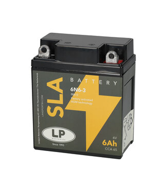 Landport (LP) SLA 6N6-3 motor accu 6 volt 6 ah (00612)