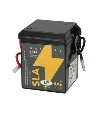 Landport (LP) SLA 6N4-2 motor accu 6 volt 4 ah (00411)