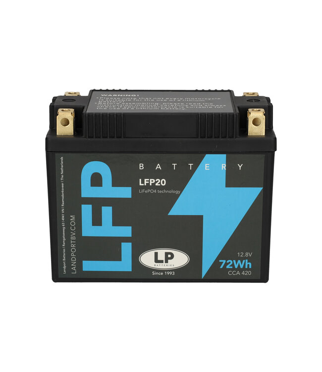 Landport (LP) LFP20 12 volt 72,0 Wh ﻿Lithium LiFePO4 motor accu